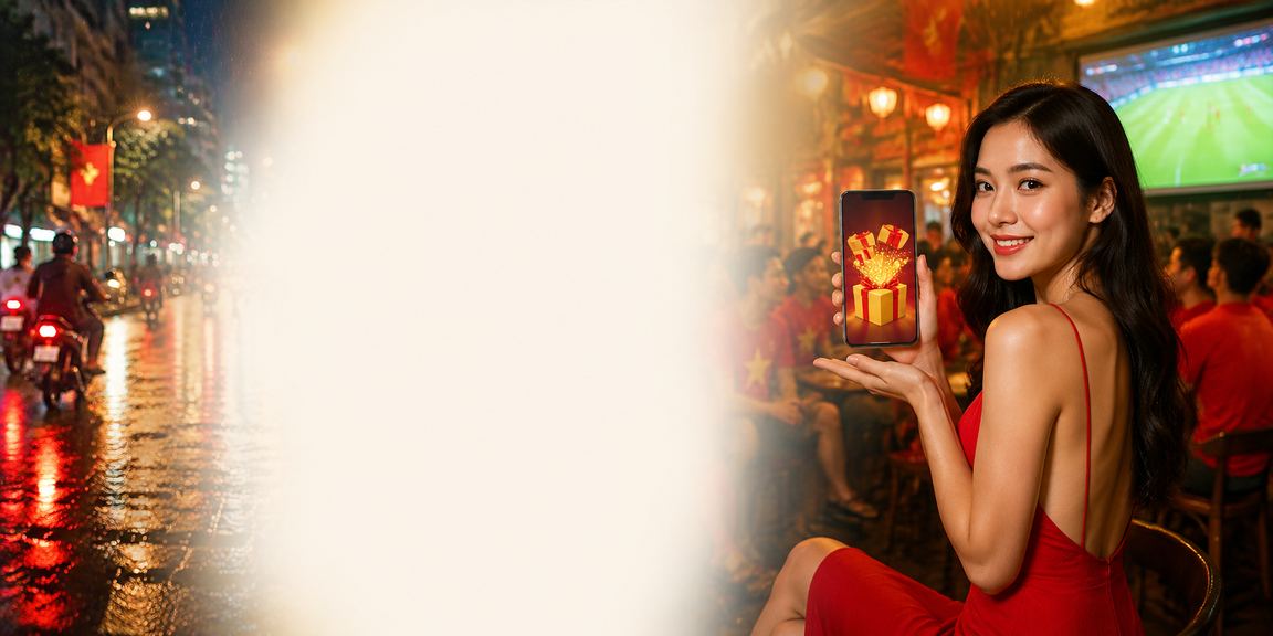 Người chơi sử dụng ứng dụng casino tại lễ hội Hà Nội